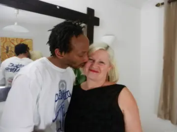 Blonde British MILF Takes a Black Cock Deep