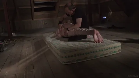 Restrained Woman in Lingerie Gets Fingered and Deepthroats Cock – photo 14 of 16
