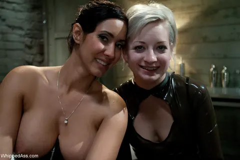 Isis Love: Blonde Latina MILF Dominates Brunette with Bondage and Strap-On – photo 20 of 21