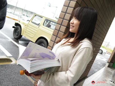 Mikoto Mochida: Japanese Brunette Sucks Cock Outdoors in a Skirt – photo 6 of 15