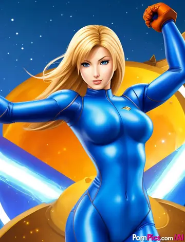 AI-Generated Busty Babe with Short Hair Poses
