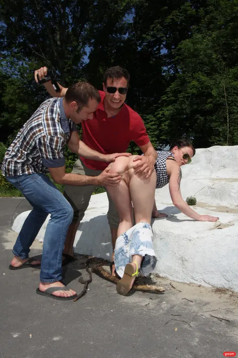 German Woman Takes Two Men on a Boat – photo 12 of 15