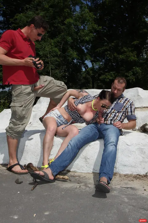 German Woman Takes Two Men on a Boat – photo 9 of 15