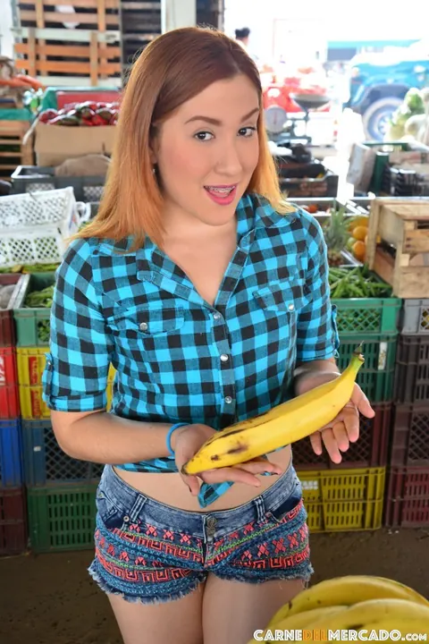 Catalina Colorado: Latina Redhead Strips Out of Her Top – photo 9 of 18