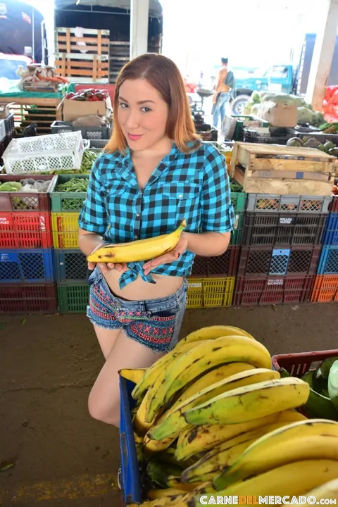Catalina Colorado: Latina Redhead Strips Out of Her Top – photo 11 of 18