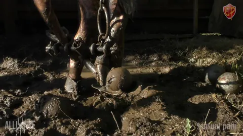 Abigail Annalee: PAWG Brunette in Panties Gets Bound and Spread in Mud Outdoors – photo 9 of 14