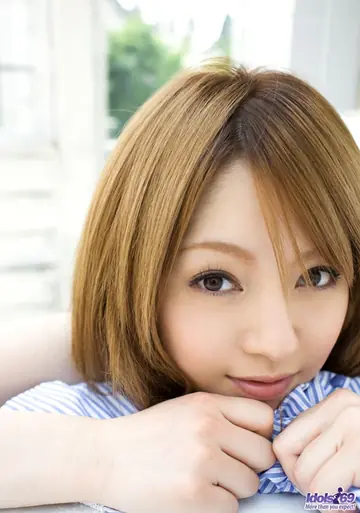 Ria Sakurai – Japanese Brunette Frees Her Small Tits from Her Bra Outdoors