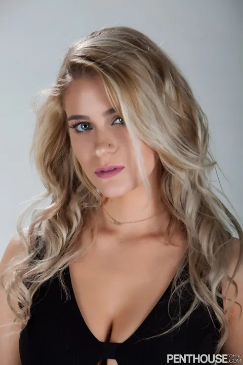 Slim Curly Blonde Shows Off Her Big Pierced Tits in Lingerie – photo 3 of 16