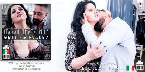 Lucrezia Parisi: Curvy Mature Brunette Gets Fucked in the Kitchen – photo 11 of 11