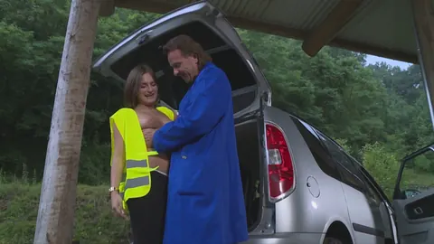Holly Hunter: Mature German Woman Gets Fucked Outdoors by Roadside – photo 10 of 17