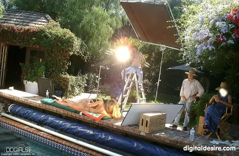 Monique Alexander: Slim Redhead Fucks Herself with a Dildo by the Pool in Heels – photo 13 of 15