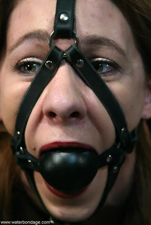 Charlotte Brooke: Brunette in Bondage Restraints Shows Her Small Natural Tits – photo 1 of 21