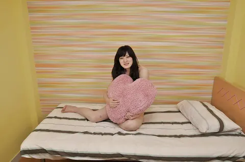 Japanese Woman Pulls Panties Aside to Toy Her Hairy Pussy – photo 13 of 16