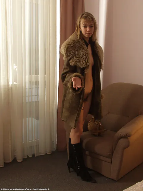 Anfisa: Skinny Russian Brunette Poses and Strips Nude – photo 19 of 21