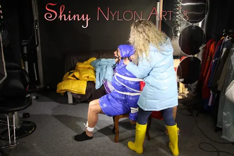 Bound Lesbians in Boots Finger and Lick Each Other – photo 10 of 16