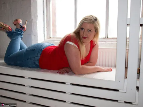 Thick Blonde MILF Undresses by the Window – photo 2 of 16