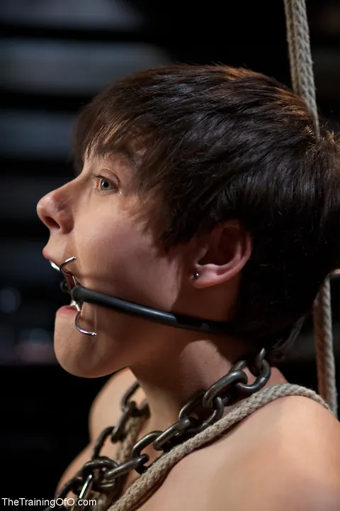 Alice Kingsnorth: Short-Haired Brunette Bound and Fucked with a Dildo – photo 3 of 21