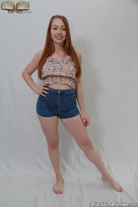Arietta Adams: Redhead PAWG in Shorts Takes BBC Anal and Gets Creampied – photo 1 of 21