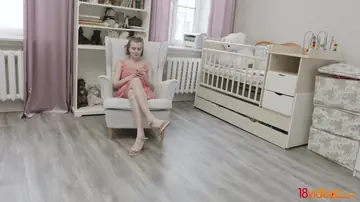 Pale European Woman Gives a Blowjob and Takes Anal Doggy Style