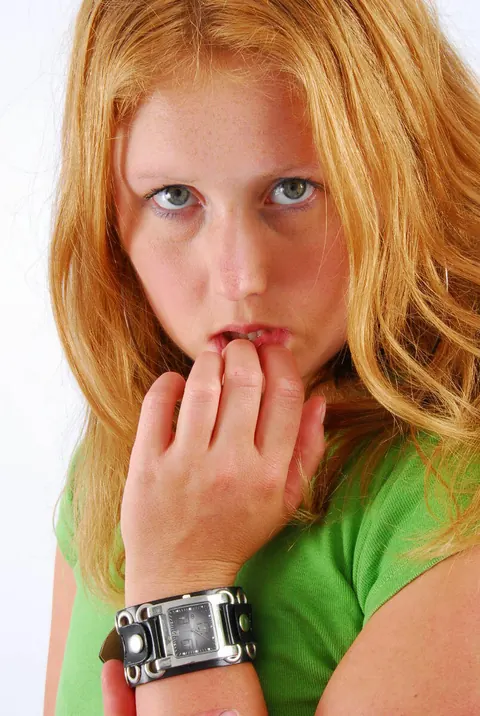 Redhead Poses in a Clothed Session – photo 8 of 16