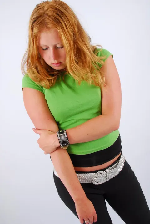 Redhead Poses in a Clothed Session – photo 16 of 16