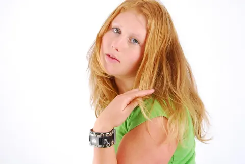Redhead Poses in a Clothed Session – photo 2 of 16