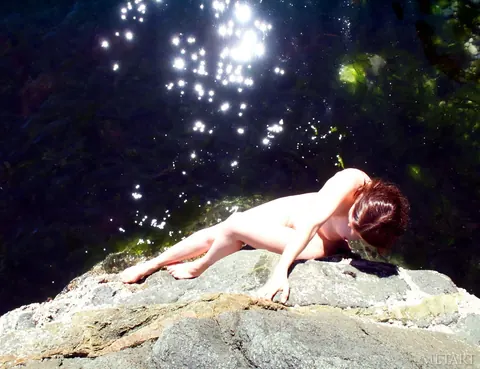Woman Gives a Blowjob in the Forest – photo 13 of 21