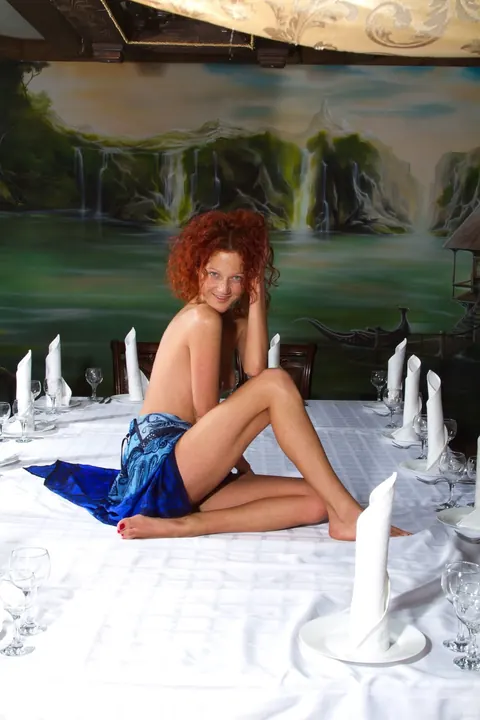 Natalie Red: Slim Ukrainian Redhead with Curly Hair Poses Nude – photo 7 of 21