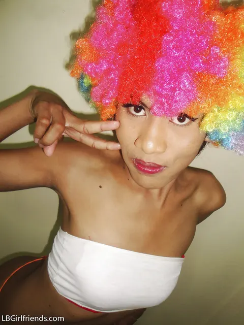 Hairy Thai Trans Woman Poses and Takes Cock – photo 12 of 16