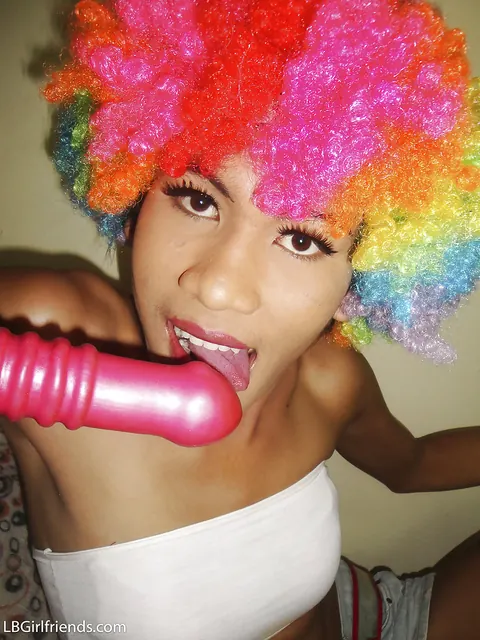 Hairy Thai Trans Woman Poses and Takes Cock – photo 8 of 16