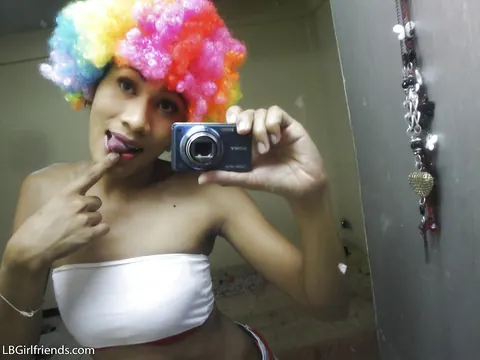 Hairy Thai Trans Woman Poses and Takes Cock – photo 6 of 16