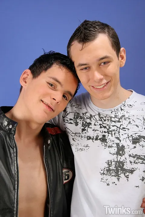 Two Men Undress and Pose Naked Together – photo 3 of 21