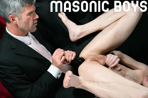 Lean Guy Gets Spanked and Fucked by Older Man with a Dildo – photo 15 of 20