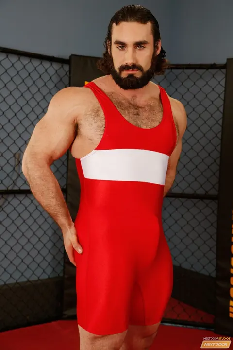Two Hairy Athletic Men Suck Each Other in a 69 – photo 1 of 21