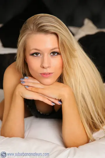 British Blonde in Lingerie Spreads and Toys Her Pussy