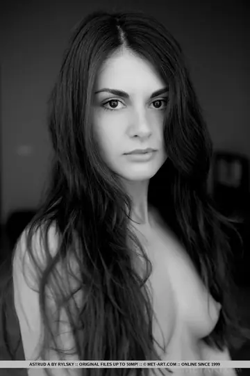 Tall Russian Brunette Displays Trimmed Landing Strip