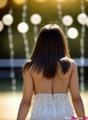 AI-Generated Woman Strips Nude and Poses in Open Air