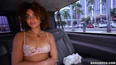 Peyton Banks: Busty Ebony MILF Fucks a Partner in the Van – photo 7 of 21