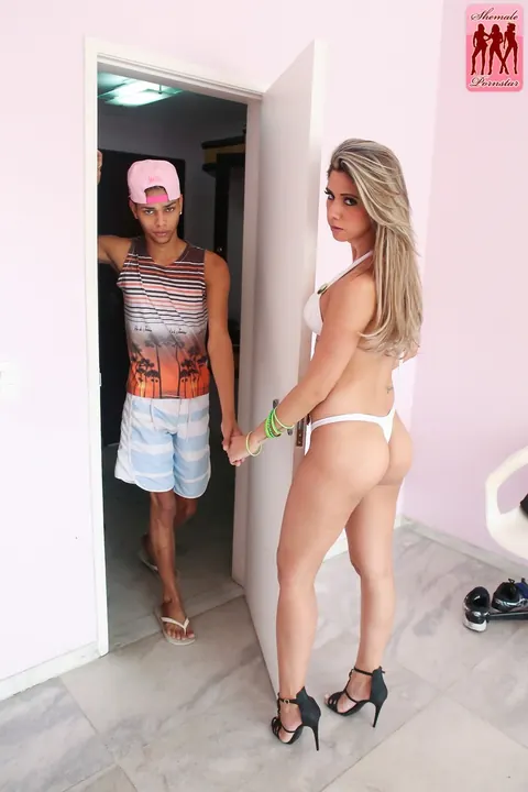 Brazilian Trans MILF Sucks Cock and Gets Fucked – photo 1 of 16