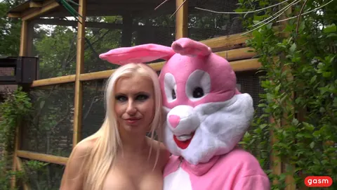 SUSI MULLER: Blonde and Brunette Europeans Kiss and Undress for an Easter Threesome – photo 10 of 15