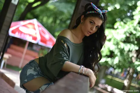 Alessia Rosse: Brunette Poses Outdoors in Non-Nude Tease – photo 13 of 16