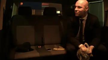 European Brunette Blows and Rides a Stranger in a Cab