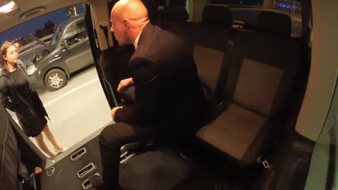 European Brunette Blows and Rides a Stranger in a Cab – photo 2 of 17