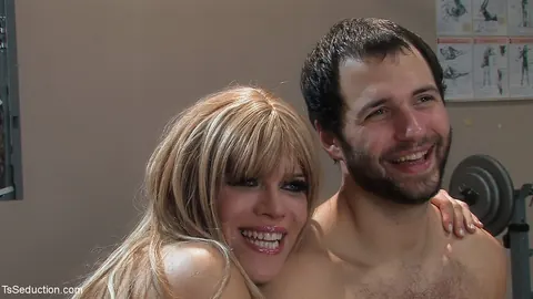 Trans Woman Dominates Bound Man and Takes Cum in Mouth – photo 21 of 21
