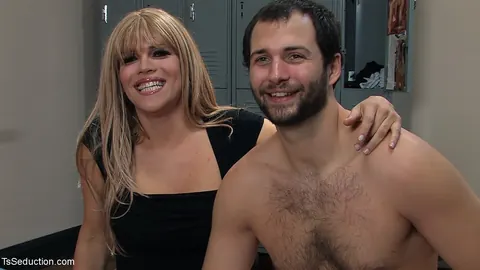 Trans Woman Dominates Bound Man and Takes Cum in Mouth – photo 20 of 21