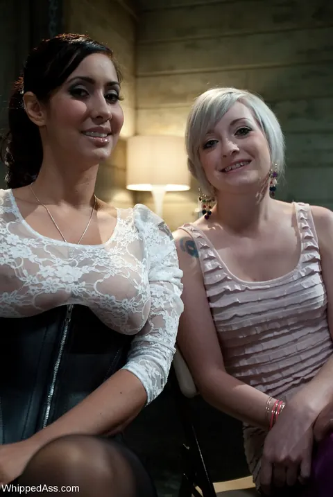 Isis Love: Blonde and Brunette Latinas in Pantyhose Share Lesbian Bondage – photo 3 of 21