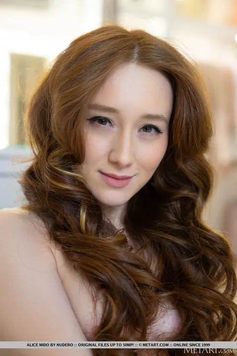 Alice Mido: Asian Brunette in Stockings Parts Her Legs Wide – photo 11 of 18