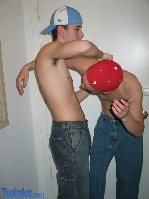 Two Men Strip and Exchange Blowjobs Before Fingering – photo 4 of 21