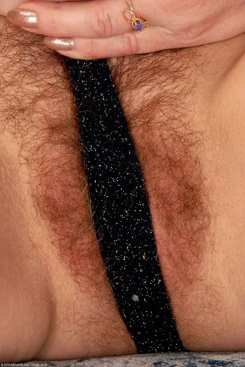 Mature Lady in Pantyhose Strips and Spreads Her Hairy Pussy – photo 21 of 21