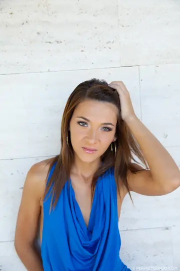 Brunette in a Dress Gives a Blowjob Before Doggy Creampie